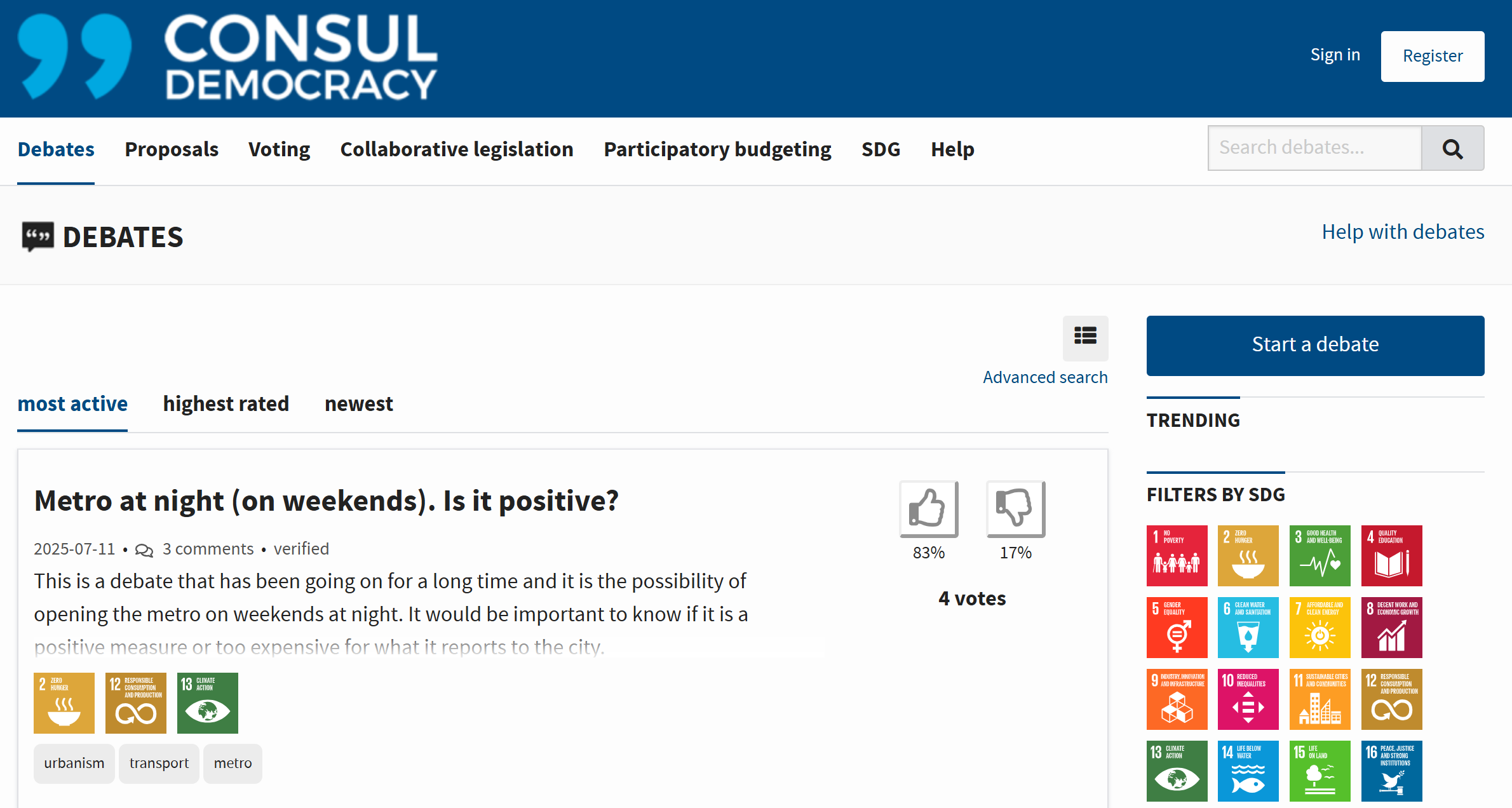 Consul Democracy
